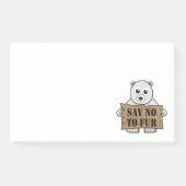 Zeg nee tegen Fur Post-it® Notes (Voorkant)