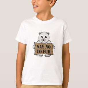 Zeg nee tegen Fur T-shirt