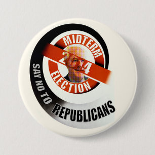 Zeg nee tegen John Cornyn in 2014 Ronde Button 7,6 Cm