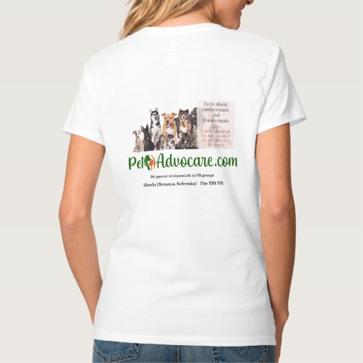 Zeg nee tegen Librela en Solen5ia bewustmakingsont T-shirt (Achterkant)