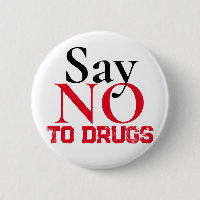 Zeg nee tegen medicijnen - Simple Sticker
