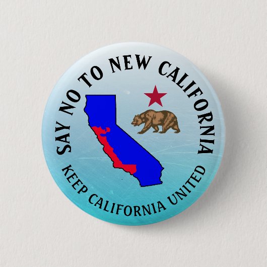 Zeg nee tegen New California Support Button (Voorkant)