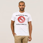 Zeg nee tegen NWO T-shirt (Voorkant volledig)