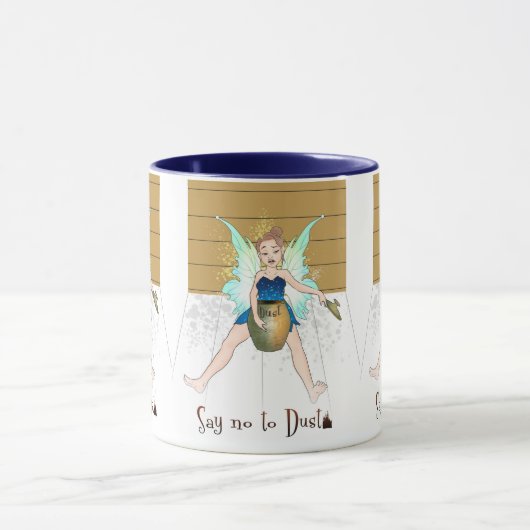 Zeg nee tegen stof (kleur) mok (Midden)