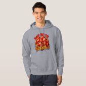 Zeg nee tegen wafels hoodie (Voorkant volledig)