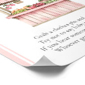 Zeg niet dat Baby boeren Baby shower op de markt b Poster (Hoek)