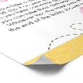 Zeg niet dat het Poster van het Baby Bumble Bee Ba (Hoek)