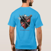 Zeg nooit koorts in het T-shirt van Deadwood van A (Achterkant)