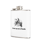Zeg nooit nee tegen Panda Heupfles (Links)
