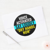 Zeg nu droge handen - Voice Activated Sticker (Envelop)