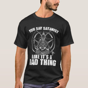 Zeg Satanist Satanic Witchcraft Baphomet Gothic Oc T-shirt