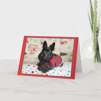 Zeg tegen Santa Paws dat ik goed ben geweest 2 Feestdagen Kaart