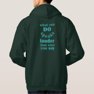 Zeg tegen shirten en jassen hoodie