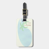 Zeg Vacation Retro Art Fun Nostalgia Bagagelabel (Voorkant verticaal)