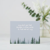 Zeg wat je voelt briefkaart (Staand voorkant)