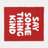 Zeg wat voor soort dingen fleece deken (Voorkant (Horizontaal))