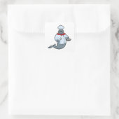 Zegel als Cook met Pan & Spatula (Tas)