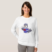 Zegel als zeeman met boot t-shirt (Voorkant volledig)