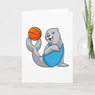 Zegel bij Basketbalsporten Kaart