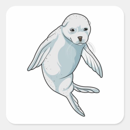 Zegel bij zwemmen (Voorkant)