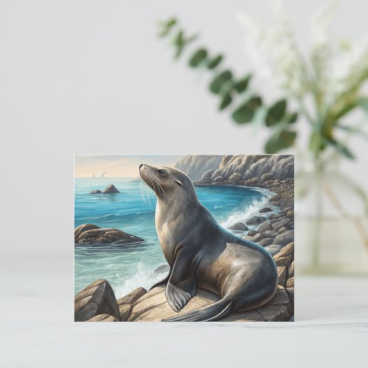 Zegel Briefkaart (Staand voorkant)