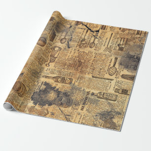 zegel Catalogusadvertenties 1906 Shabby Chic Cadeaupapier