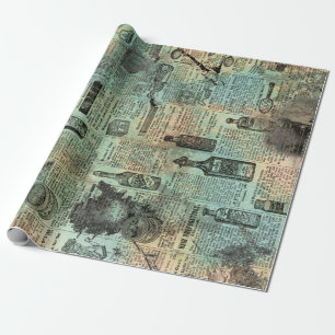 zegel Catalogusadvertenties 1906 Shabby Chic Cadeaupapier