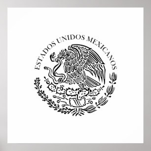Zegel de regering Mexico, Mexico Poster