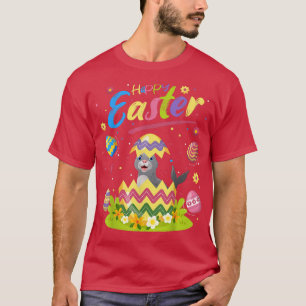 Zegel Lover Funny Easter Seal Happy Pasen T-shirt