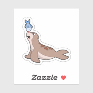 Zegel met vis (2).PNG Sticker