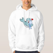 Zegel met vis hoodie (Voorkant)
