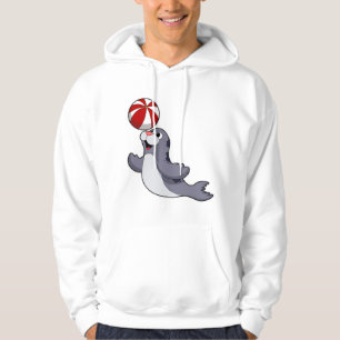 Zegel met waterpolo hoodie
