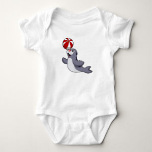 Zegel met waterpolo romper