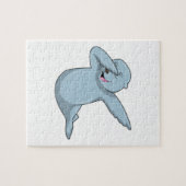 Zegel op Hip Hop Dance Dab Legpuzzel (Horizontaal)