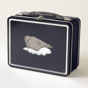 Zegel op wolken