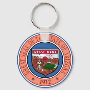 Zegel van Arizona State USA sleutelhanger