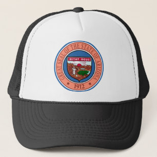 Zegel van Arizona State USA Trucker Hoed Pet