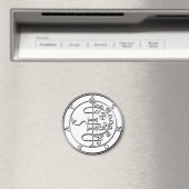 Zegel van Asmoday Asmodeus Magneet (Insitu (Vaatwasser))