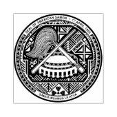 Zegel van de Amerikaanse Samoa Rubberstempel (Afrduk)