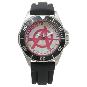 Zegel van de Anarchisten van de Verenigde Staten Horloge