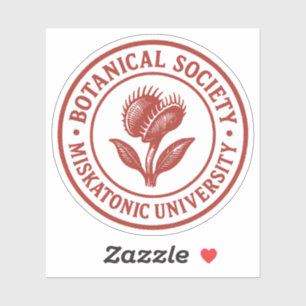 Zegel van de Botanische Vereniging - Miskatonic Un Sticker