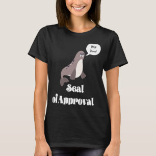 Zegel van de erkend dier t-shirt