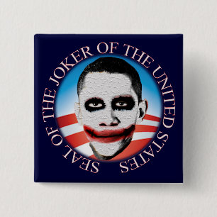 Zegel van de Joker van de Verenigde Staten Vierkante Button 5,1 Cm