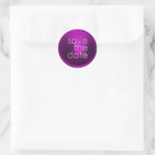 Zegel van de Save the Date-envelop (Tas)