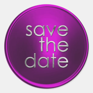 Zegel van de Save the Date-envelop
