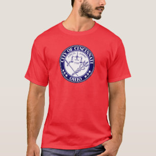 Zegel van de stad Cincinnati, Ohio T-Shirt