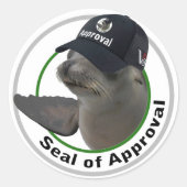 Zegel van de sticker van de goedkeuring (Voorkant)