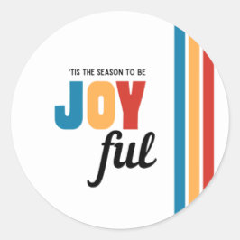 Zegel van de vrolijke feestdagen