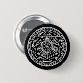 ZEGEL VAN DE ZEVEN ARCHANGELS RONDE BUTTON 5,7 CM (Voorkant /achterkant)