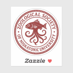 Zegel van de Zoological Society of Miskatonic Sticker